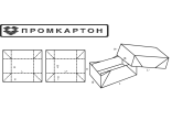 арт.3009 коробка с крышкой (крышка-дно)