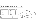 арт.3011 коробка с крышкой (крышка-дно)