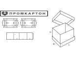 арт.3014 коробка с крышкой (крышка-дно)